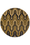 Oriental Weavers Stella 3320D Gold/Black Area Rug 7' 8 X  7' 8