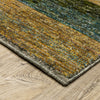 Oriental Weavers Strada STR04 Multi/ Multi Area Rug Corner On Wood