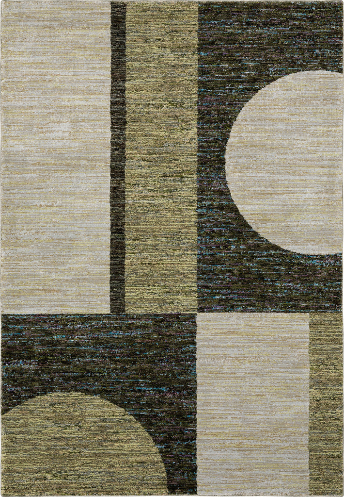 Oriental Weavers Strada STR05 Green/ Beige Area Rug Main Image