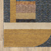 Oriental Weavers Strada STR01 Gold/ Blue Area Rug Corner Image