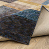 Oriental Weavers Strada STR01 Gold/ Blue Area Rug Backing Image