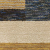 Oriental Weavers Strada STR01 Gold/ Blue Area Rug Close-up Image