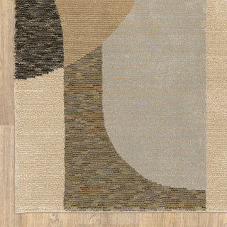 Oriental Weavers Strada STR02 Brown/ Beige Area Rug Corner Image