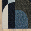 Oriental Weavers Strada STR03 Blue/ Grey Area Rug Corner Image