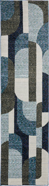 Oriental Weavers Strada STR03 Blue/ Grey Area Rug Runner Image
