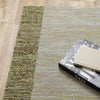 Oriental Weavers Strada STR05 Green/ Beige Area Rug Room Scene 2 Corner Image