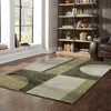 Oriental Weavers Strada STR05 Green/ Beige Area Rug Lifestyle Image Feature