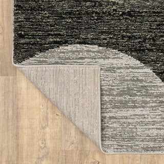 Oriental Weavers Strada STR06 Charcoal/ Grey Area Rug Backing Image