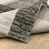 Oriental Weavers Strada STR06 Charcoal/ Grey Area Rug Backing Image