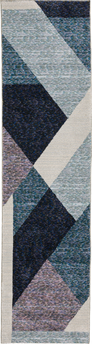 Oriental Weavers Strada STR08 Blue/ Purple Area Rug Runner Image