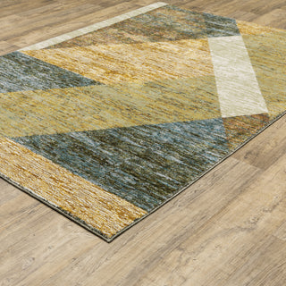 Oriental Weavers Strada STR09 Gold/ Blue Area Rug Alternate Image