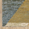 Oriental Weavers Strada STR09 Gold/ Blue Area Rug Corner Image