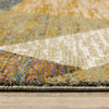 Oriental Weavers Strada STR09 Gold/ Blue Area Rug Pile Image