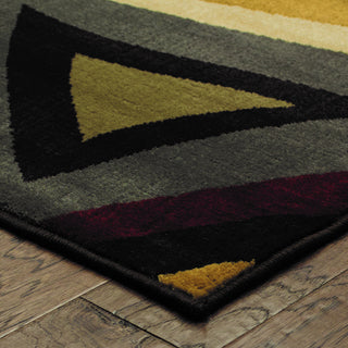 Oriental Weavers Stratton 6016B Brown/Multi Area Rug Corner