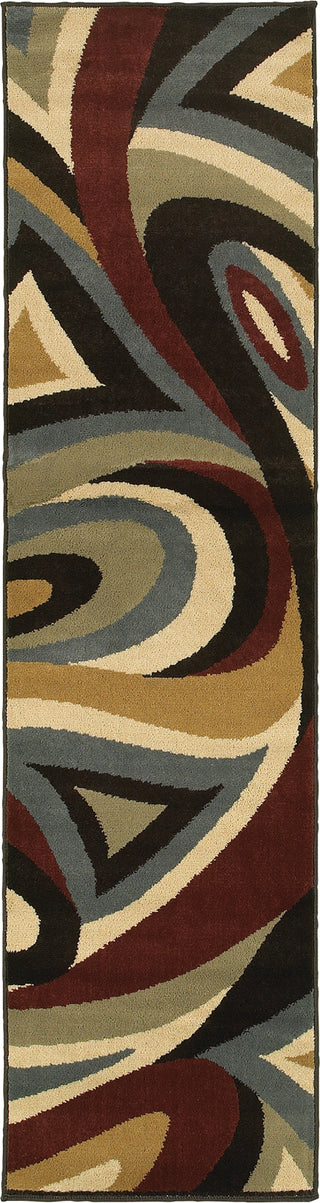 Oriental Weavers Stratton 6016B Brown/Multi Area Rug Runner