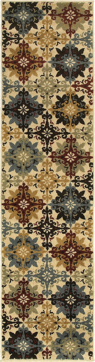 Oriental Weavers Stratton 6017A Ivory/Multi Area Rug Runner