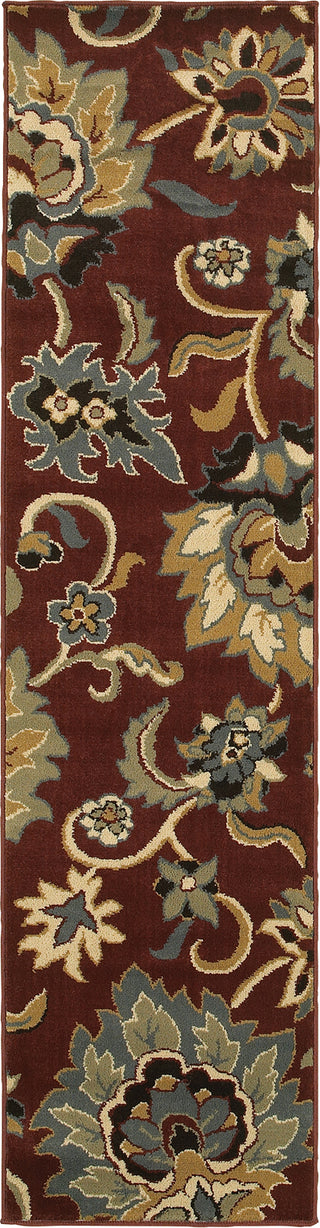 Oriental Weavers Stratton 6034C Red/Gold Area Rug Runner