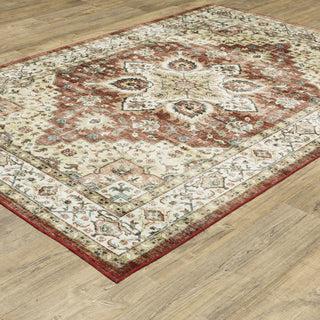 Oriental Weavers Sumter SUM01 Red/Ivory Area Rug Alternate Image