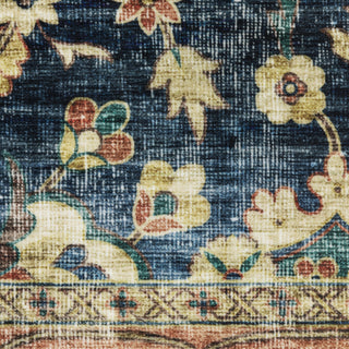 Oriental Weavers Sumter SUM04 Blue/Rust Area Rug Close-up Image