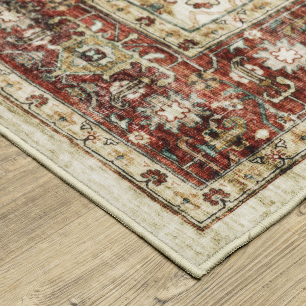 Oriental Weavers Sumter SUM05 Ivory/Red Area Rug – Incredible Rugs and ...