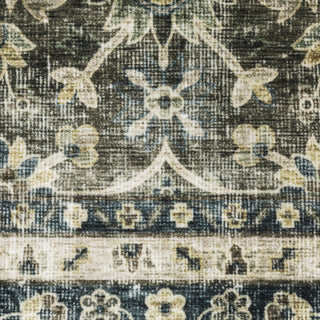 Oriental Weavers Sumter SUM06 Grey/Blue Area Rug Close-up Image