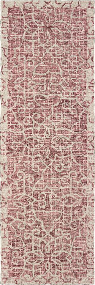 Oriental Weavers Tallavera 55601 Pink Ivory Area Rug Runner Image