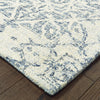 Oriental Weavers Tallavera 55603 Blue Ivory Area Rug Corner Featured