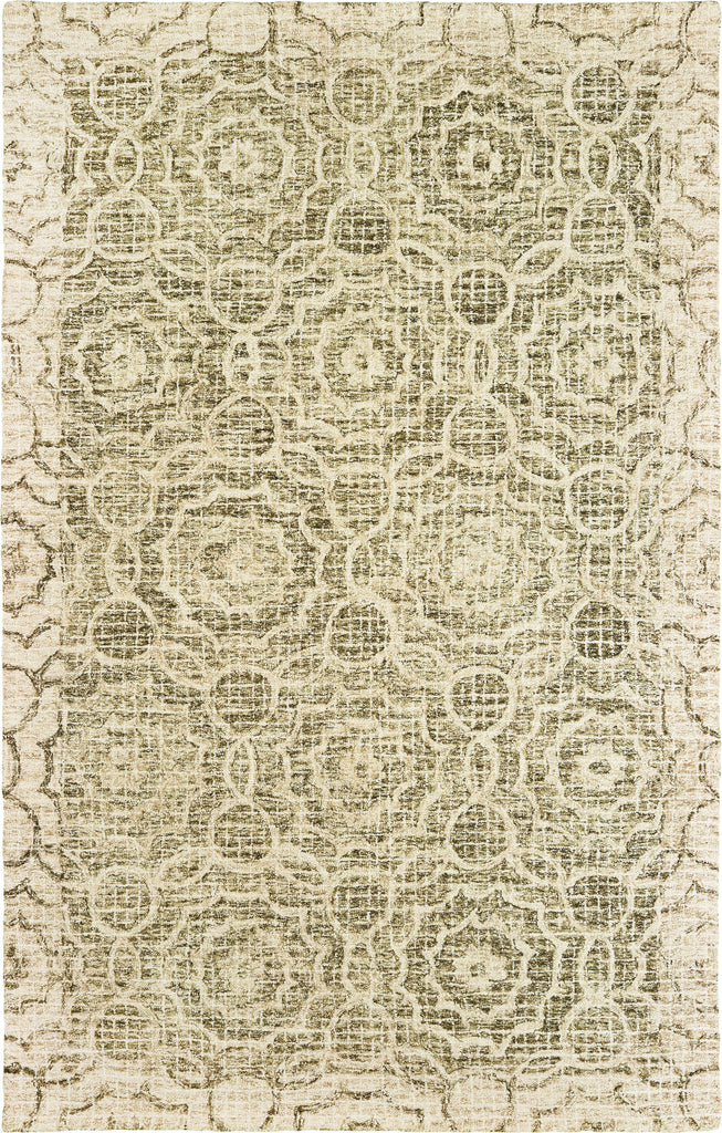 Oriental Weavers Tallavera 55606 Green Ivory Area Rug main image