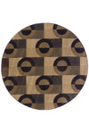 Oriental Weavers Tones 052J5 Brown/Beige Area Rug 8' Round