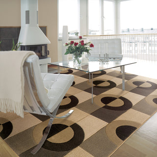 Oriental Weavers Tones 052J5 Brown/Beige Area Rug Lifestyle Image