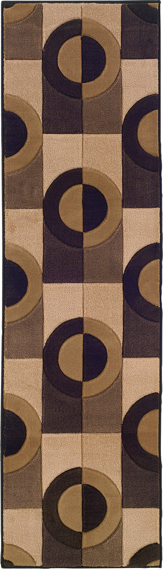 Oriental Weavers Tones 052J5 Brown/Beige Area Rug Runner