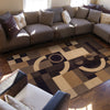 Oriental Weavers Tones 5444J Brown/Beige Area Rug Roomshot Feature