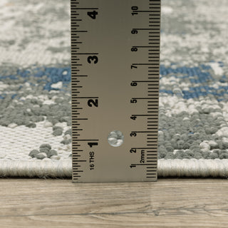 Oriental Weavers Torrey 140H1 Beige/ Blue Area Rug Pile Image