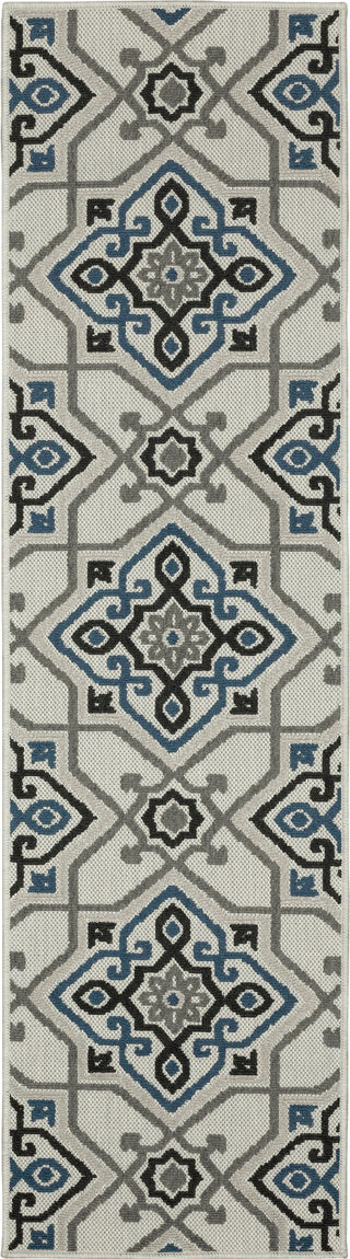 Oriental Weavers Torrey 004Y1 Beige/ Blue Area Rug Runner Image