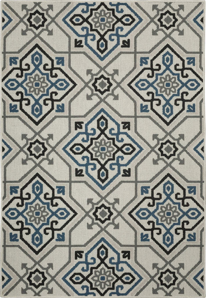 Oriental Weavers Torrey 004Y1 Beige/ Blue Area Rug Main Image