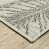 Oriental Weavers Torrey 5570Y Beige/ Grey Area Rug Corner On Wood