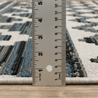 Oriental Weavers Torrey 005Y1 Beige/ Blue Area Rug Pile Image