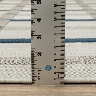 Oriental Weavers Torrey 7150H Beige/ Blue Area Rug Pile Image