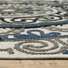 Oriental Weavers Torrey 072J1 Beige/ Blue Area Rug Pile Image