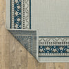 Oriental Weavers Torrey 8020W Beige/ Blue Area Rug Backing Image
