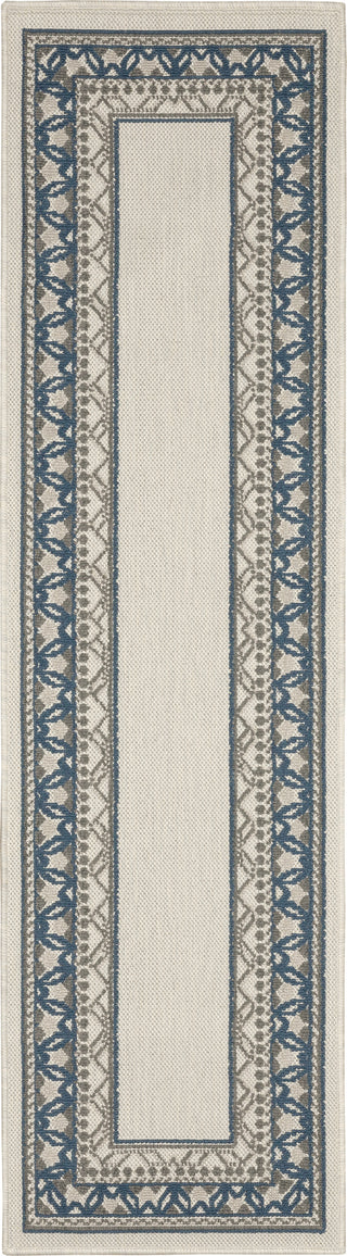 Oriental Weavers Torrey 8020W Beige/ Blue Area Rug 1'10'' X 7'3'' Runner Image