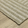 Oriental Weavers Tortuga TR02A Beige/Black Area Rug Corner Image