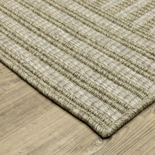 Oriental Weavers Tortuga TR02A Beige/Black Area Rug Corner Image