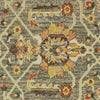 Oriental Weavers Toscana 9537B Blue Orange Area Rug Close-up Image