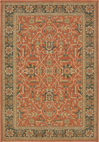 Oriental Weavers Toscana 9537C Orange Blue Area Rug main image