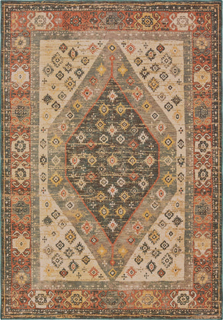 Oriental Weavers Toscana 9545D Orange Blue Area Rug main image