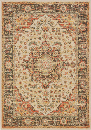 Oriental Weavers Toscana 9551A Ivory Orange Area Rug main image