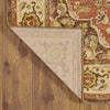 Oriental Weavers Toscana 9551B Orange Ivory Area Rug Backing Image