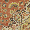 Oriental Weavers Toscana 9551B Orange Ivory Area Rug Close-up Image
