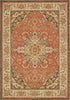 Oriental Weavers Toscana 9551B Orange Ivory Area Rug main image